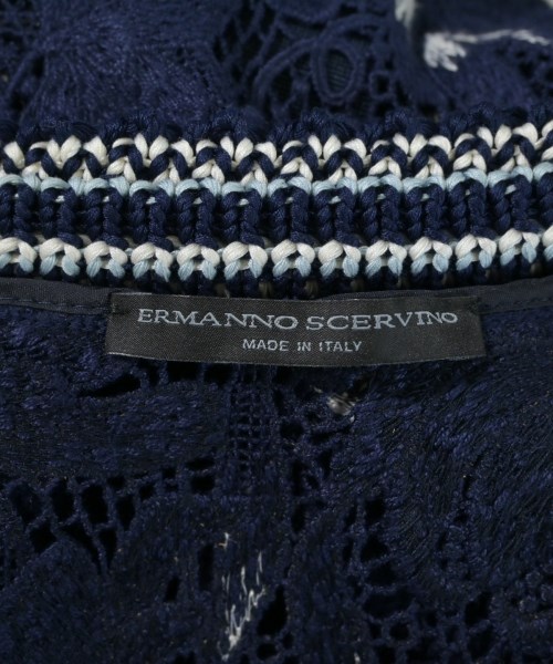 ERMANNO SCERVINO（エルマノシェルビーノ）ワンピース 紺 サイズ:44(L位) レディース/2200698933033