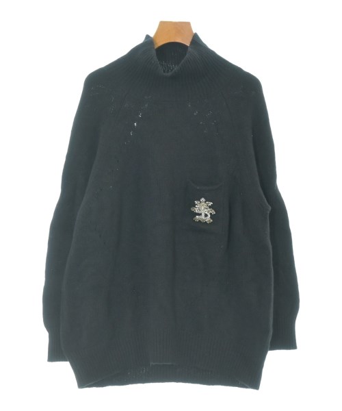 ERMANNO SCERVINO(エルマノシェルビーノ)ニット・セーター 黒 サイズ:XS/2200656326020