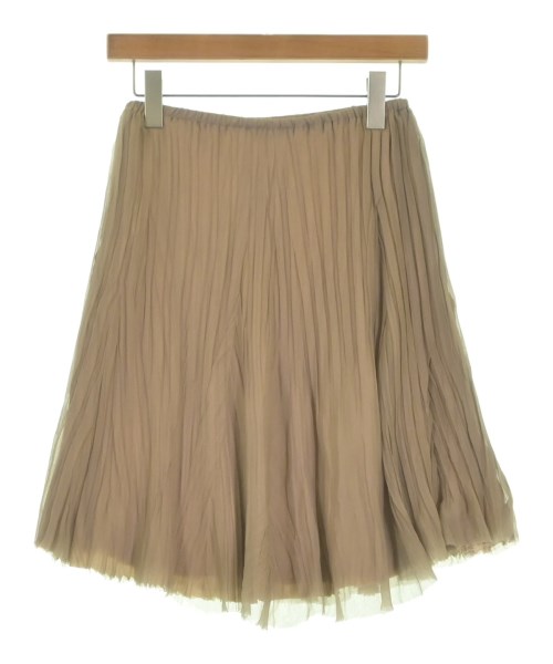 ERMANNO SCERVINO（エルマノシェルビーノ）ひざ丈スカート ベージュ サイズ:44(L位) レディース/2200655567837