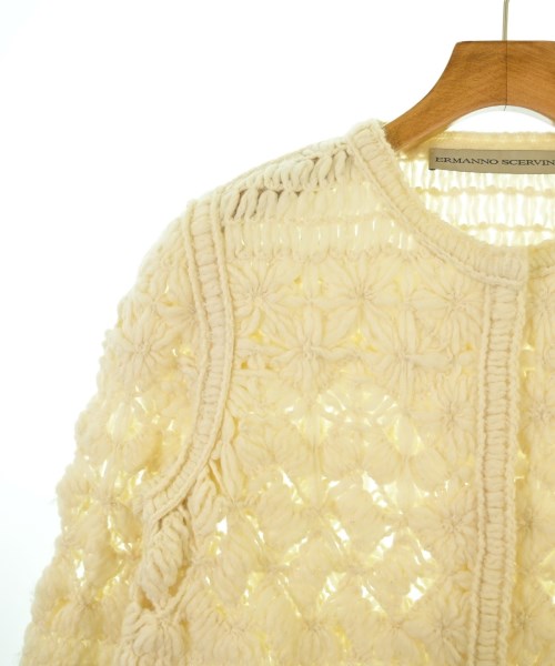 ERMANNO SCERVINO（エルマノシェルビーノ）カーディガン 白 サイズ:42(M位) レディース/2200662204015