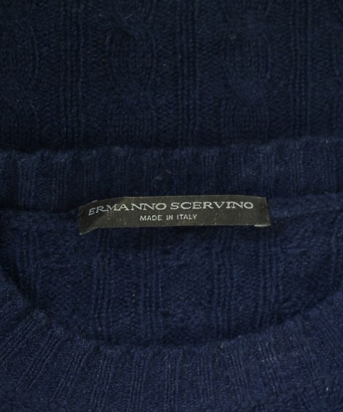 ERMANNO SCERVINO（エルマノシェルビーノ）ニット・セーター 紺 サイズ:38(S位) レディース/2200713693072