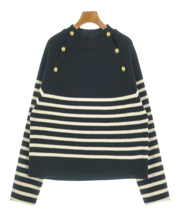 ERMANNO SCERVINO 高級 レースニット ボーダー ERMANNO SCERVINO 高級 レースニット ボーダー