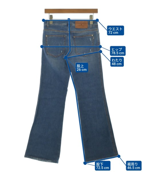 ERMANNO SCERVINO（エルマノシェルビーノ）デニムパンツ 青 サイズ:38(S位) レディース/2200645185010