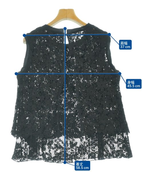 ERMANNO SCERVINO（エルマノシェルビーノ）ブラウス 黒 サイズ:40(M位) レディース/2200654378045