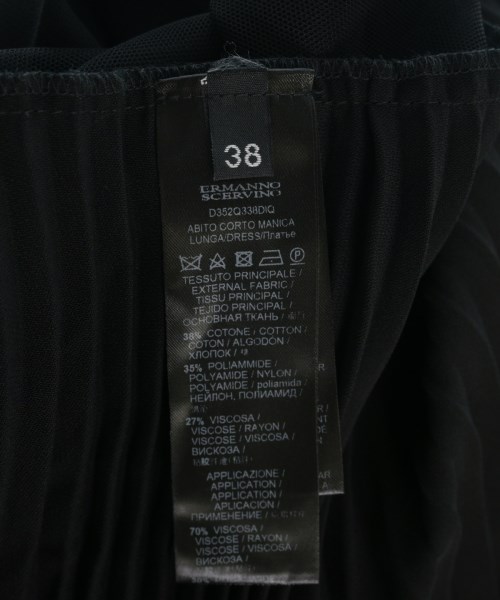 ERMANNO SCERVINO（エルマノシェルビーノ）ワンピース 黒 サイズ:38(S位) レディース/2200734508089