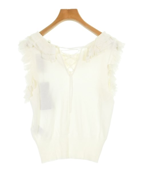 ERMANNO SCERVINO（エルマノシェルビーノ）ベスト/ノースリーブ 白 サイズ:40(M位) レディース/2200723966197