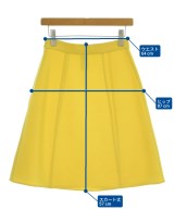 ERMANNO SCERVINO（エルマノシェルビーノ）ひざ丈スカート 黄 サイズ:40(M位) レディース/2200689984105