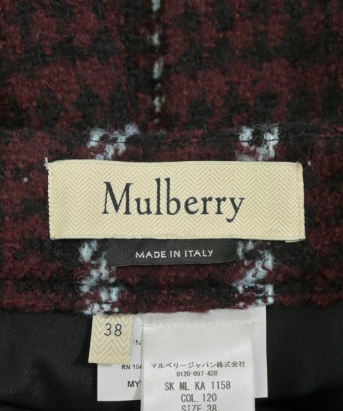 MULBERRY（マルベリー）ひざ丈スカート 赤 サイズ:38(S位) レディース/2200628570024