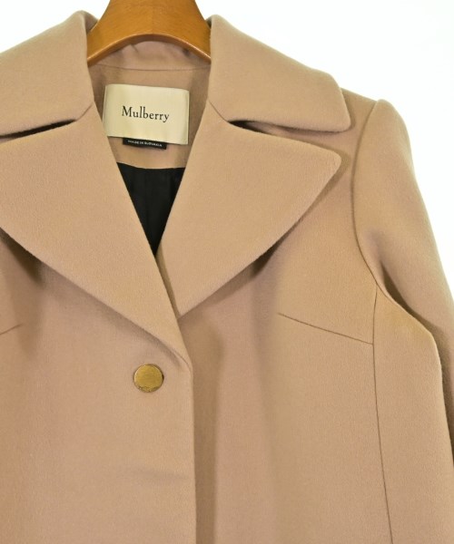 MULBERRY（マルベリー）チェスターコート ピンク サイズ:40(M位) レディース/2200628570055