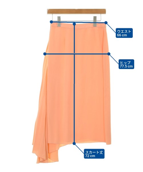 MULBERRY（マルベリー）ロング・マキシ丈スカート オレンジ サイズ:36(XS位) レディース/2200615894027