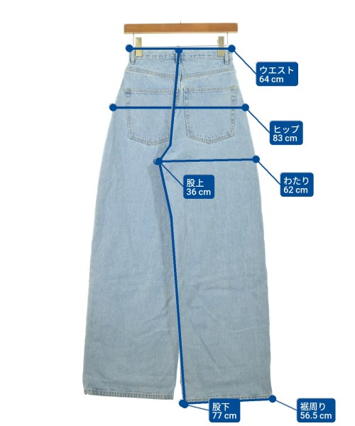 christian wijnants（クリスチャンワイナンツ）デニムパンツ 青 サイズ:34(XXS位) レディース/2200624747017