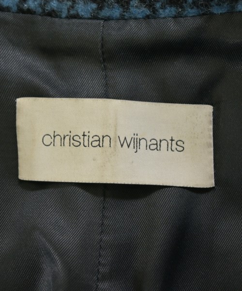 christian wijnants（クリスチャンワイナンツ）チェスターコート 青 サイズ:36(XS位) レディース/2200651436014