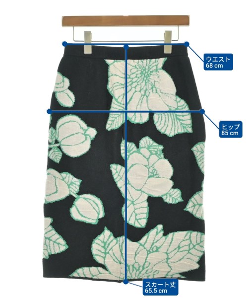 christian wijnants（クリスチャンワイナンツ）ひざ丈スカート 黒 サイズ:S レディース/2200651369183