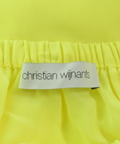 christian wijnants（クリスチャンワイナンツ）ロング・マキシ丈スカート 黄 サイズ:36(XS位) レディース/2200711194045