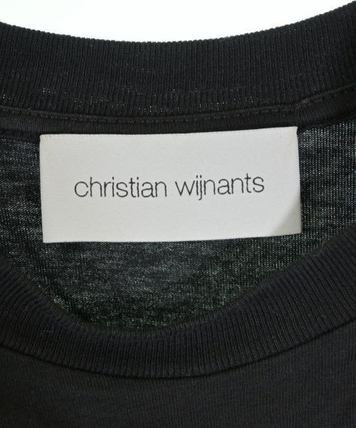 christian wijnants（クリスチャンワイナンツ）Tシャツ・カットソー 黒 サイズ:S レディース/2200722493021