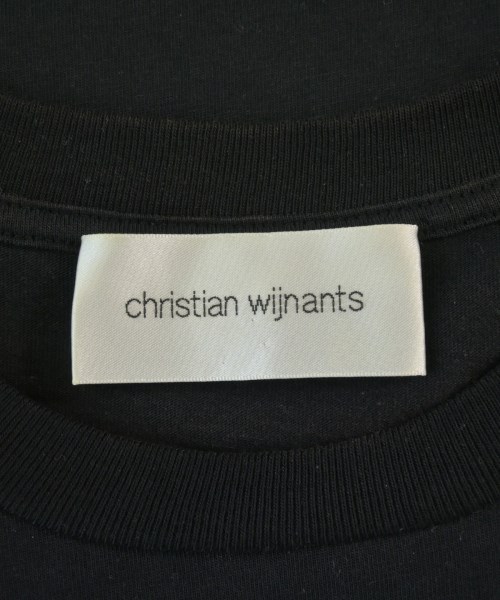 christian wijnants（クリスチャンワイナンツ）Tシャツ・カットソー 黒 サイズ:S レディース/2200683525014