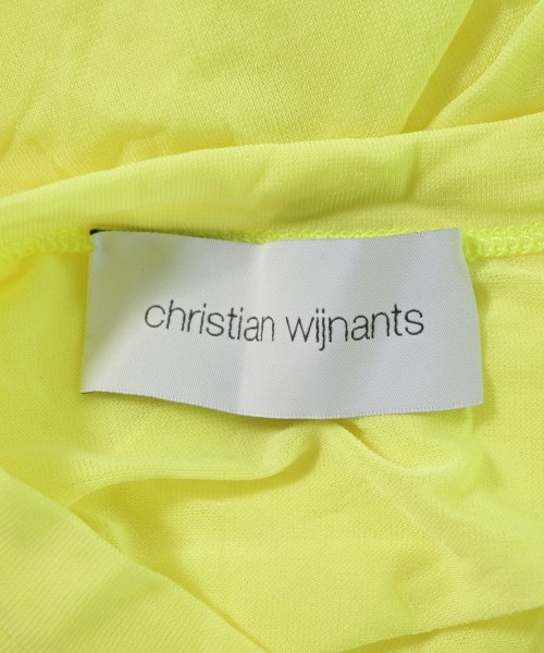 christian wijnants（クリスチャンワイナンツ）Tシャツ・カットソー 黄 サイズ:S レディース/2200684260204