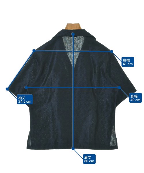 Y's bis LIMI（ワイズ　ビス　リミ）カジュアルシャツ 黒 サイズ:S レディース/2200628273031