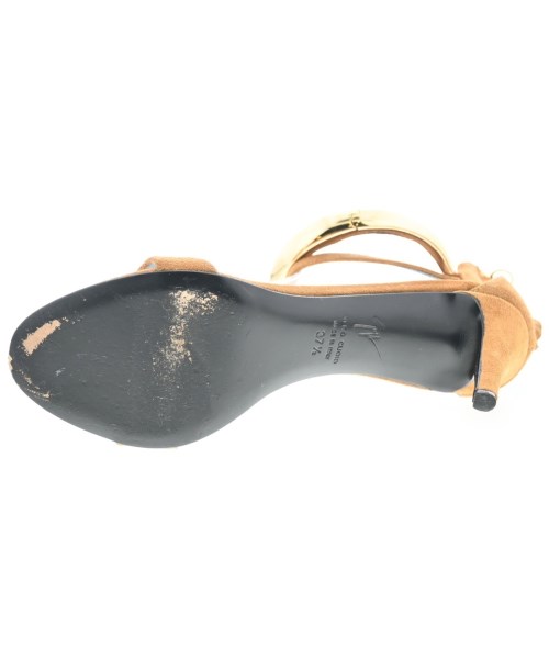 GIUSEPPE ZANOTTI DESIGN（ジュゼッペザノッティーデサイン）サンダル 茶 サイズ:EU37 1/2(24cm位) レディース/2200619919047