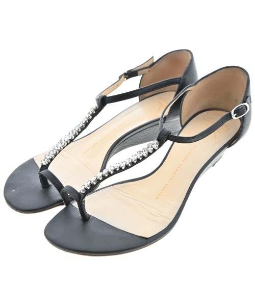 GIUSEPPE ZANOTTI DESIGN(ジュゼッペザノッティーデサイン)サンダル 黒 サイズ:EU37 1/2(24cm位)/2200631803027