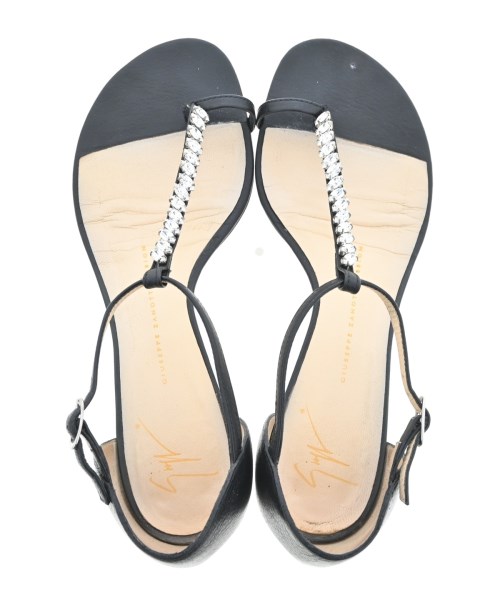 GIUSEPPE ZANOTTI DESIGN（ジュゼッペザノッティーデサイン）サンダル 黒 サイズ:EU37 1/2(24cm位) レディース/2200631803027
