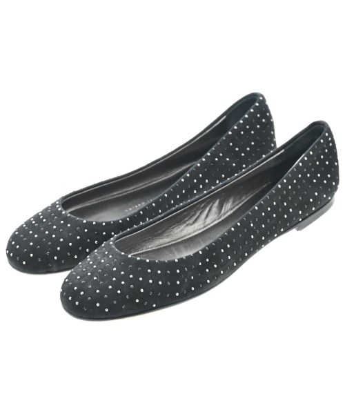 GIUSEPPE ZANOTTI DESIGN(ジュゼッペザノッティーデサイン)バレエシューズ/オペラシューズ 黒 サイズ:EU38(24.5cm位)/2200686049180