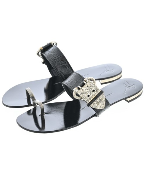 GIUSEPPE ZANOTTI DESIGN(ジュゼッペザノッティーデサイン)サンダル 黒 サイズ:EU37 1/2(24cm位)/2200696231605