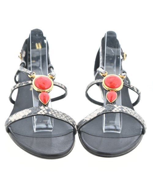 GIUSEPPE ZANOTTI DESIGN（ジュゼッペザノッティーデサイン）サンダル 黒 サイズ:EU38(24.5cm位) レディース/2200703527264