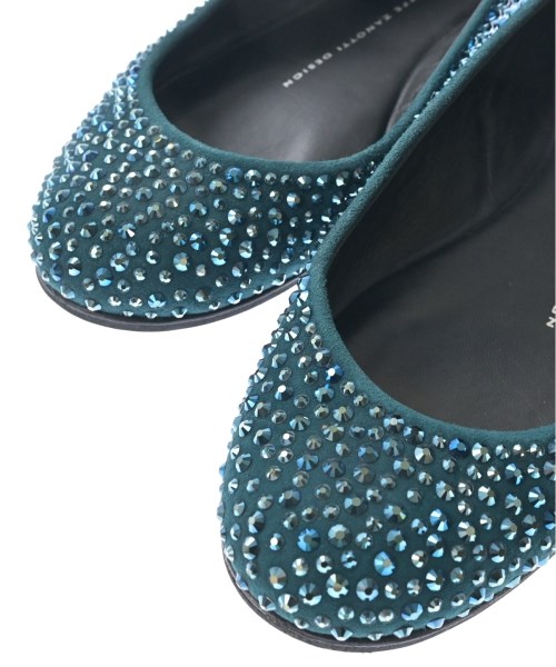 GIUSEPPE ZANOTTI DESIGN（ジュゼッペザノッティーデサイン）バレエシューズ/オペラシューズ 青 サイズ:EU34 1/2(21cm位) レディース/2200708830048