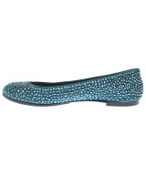 GIUSEPPE ZANOTTI DESIGN（ジュゼッペザノッティーデサイン）バレエシューズ/オペラシューズ 青 サイズ:EU34 1/2(21cm位) レディース/2200708830048