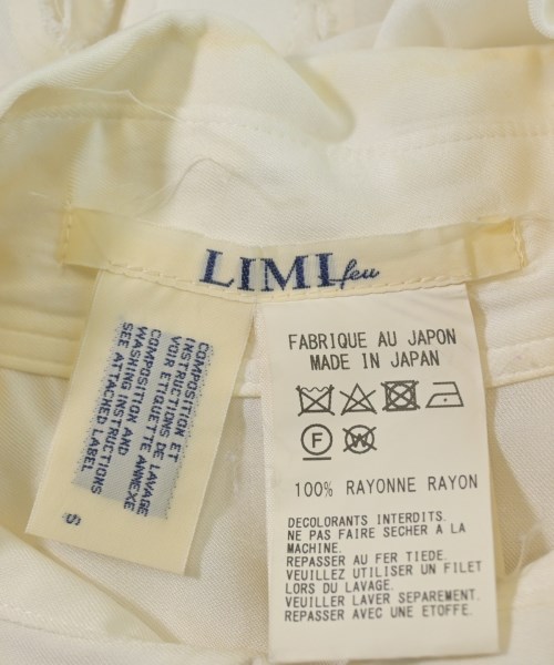 LIMI feu（リミフゥ）シャツワンピース 白 サイズ:S レディース/2200640012021