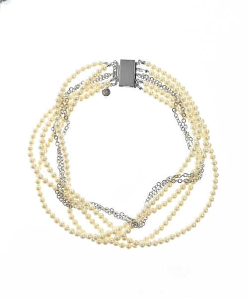 LIMI feu（リミフゥ）ネックレス 白 サイズ:- レディース/2200640394011