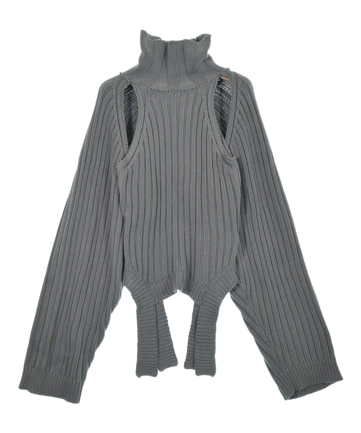 LIMI feu（リミフゥ）ニット・セーター グレー サイズ:2(S位