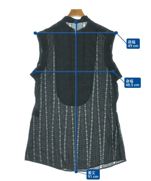 LIMI feu（リミフゥ）ドレスシャツ 黒 サイズ:S レディース/2200634060083