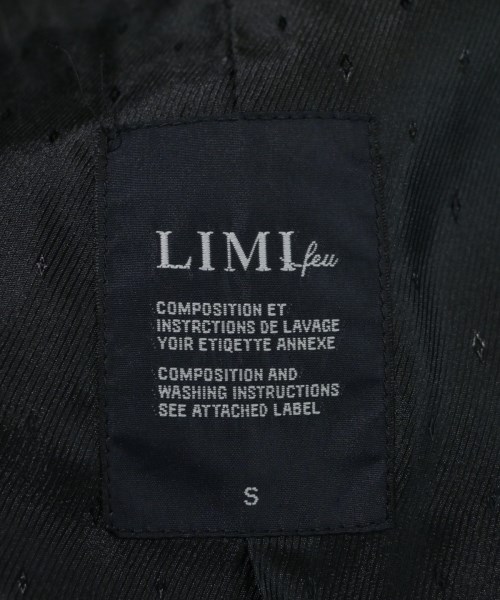 LIMI feu（リミフゥ）テーラードジャケット 黒 サイズ:S レディース