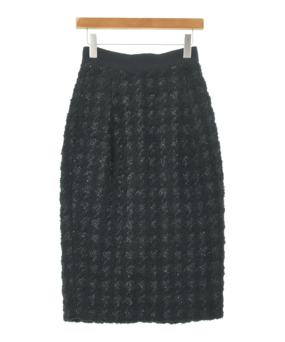 LIMI feu（リミフゥ）ロング・マキシ丈スカート 黒 サイズ:S