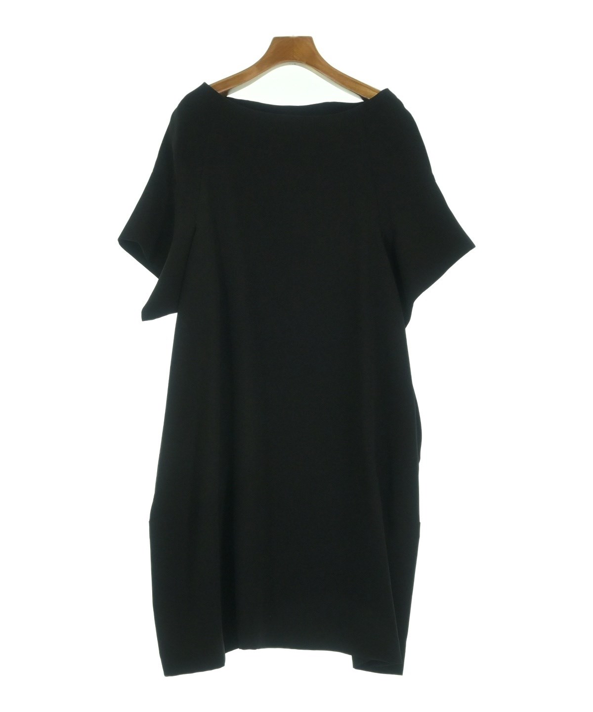 LIMI feu（リミフゥ）ワンピース 黒 サイズ:S レディース