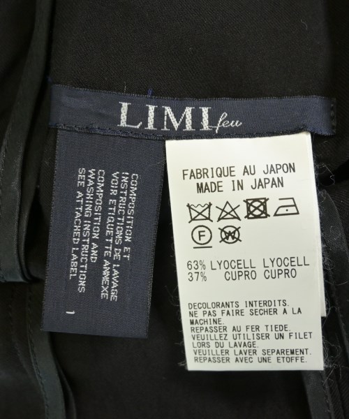 LIMI feu（リミフゥ）ワンピース 黒 サイズ:1(XS位) レディース/2200610187100