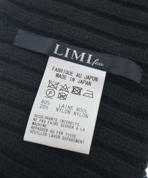 LIMI feu（リミフゥ）マフラー 黒 サイズ:- レディース/2200617487029