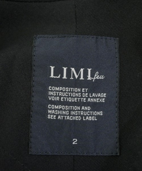 LIMI feu（リミフゥ）テーラードジャケット 黒 サイズ:2(S位) レディース/2200607392067
