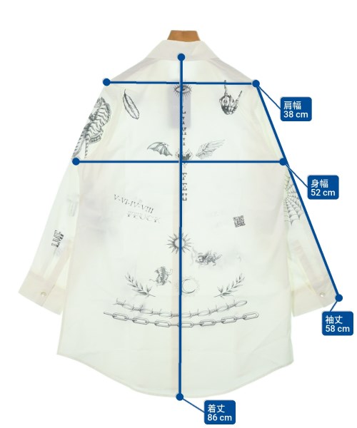 LIMI feu（リミフゥ）カジュアルシャツ 白 サイズ:2(S位) レディース/2200673009043