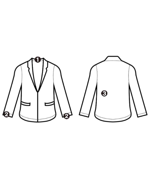 LIMI feu（リミフゥ）カジュアルジャケット 黒 サイズ:2(S位) レディース/2200677491028