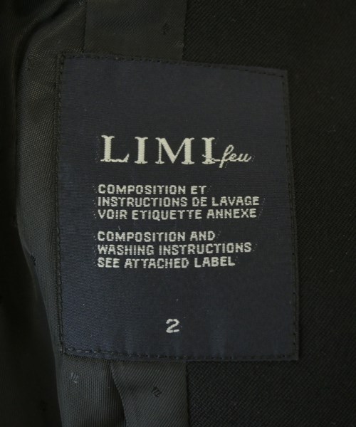 LIMI feu（リミフゥ）カジュアルジャケット 黒 サイズ:2(S位) レディース/2200677491028