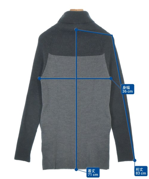 LIMI feu（リミフゥ）ニット・セーター グレー サイズ:2(S位) レディース/2200661838068