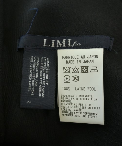 LIMI feu（リミフゥ）ワンピース 黒 サイズ:2(S位) レディース/2200674716087