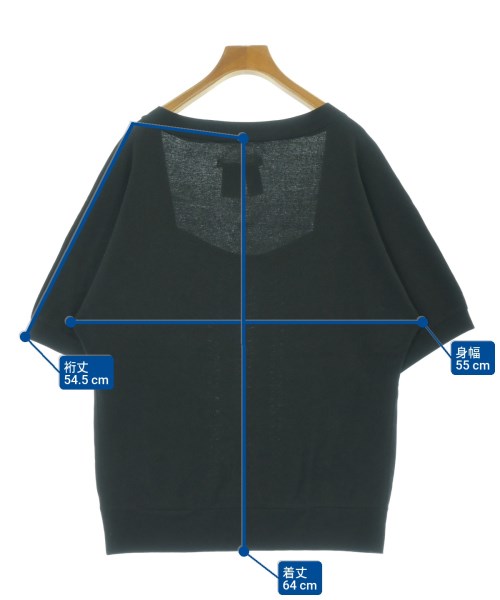 LIMI feu（リミフゥ）Tシャツ・カットソー 黒 サイズ:S レディース/2200682438056