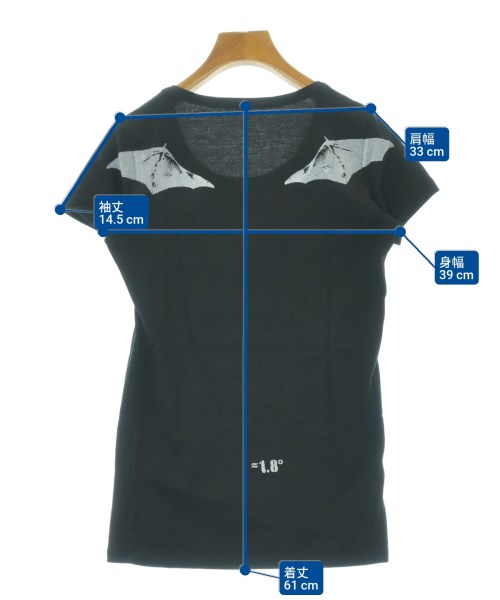 LIMI feu（リミフゥ）Tシャツ・カットソー 黒 サイズ:2(S位) レディース/2200695168032
