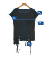 LIMI feu（リミフゥ）Tシャツ・カットソー 黒 サイズ:2(S位) レディース/2200694948109