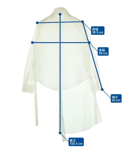 LIMI feu（リミフゥ）カジュアルシャツ 白 サイズ:S レディース/2200657476014