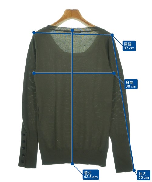 LIMI feu（リミフゥ）ニット・セーター カーキ サイズ:-(M位) レディース/2200660667034